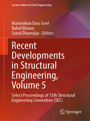 cover image of Recent Developments in Structural Engineering, Volume 5